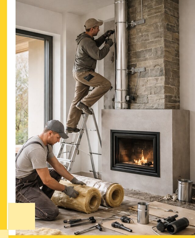 Монтаж дымоходов для каминов в Павлове от 15206 р. ЭриданПвв