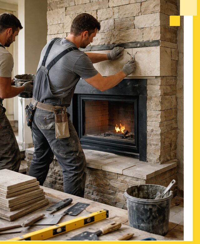 Проектирование и установка открытых каминов в Павлове