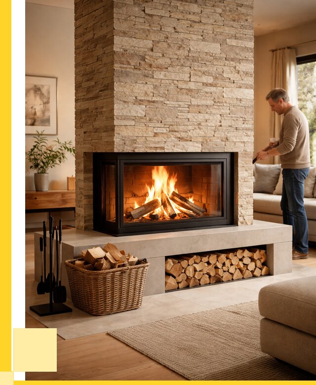 Дровяной камин под ключ в Павлове от 202740 р. | ЭриданПвв