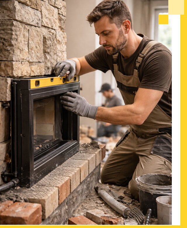 Дровяные камины под ключ в Павлове: монтаж, обустройство