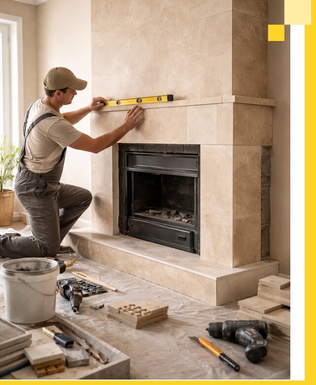 Установка и монтаж каминов в частном доме под ключ в Павлове