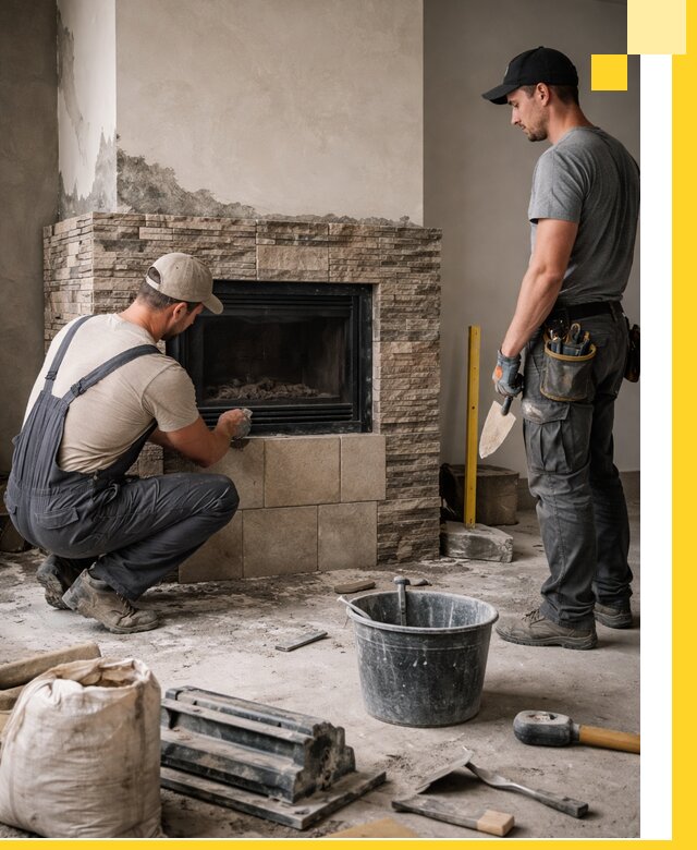 Камины под ключ в Павлове: проект, изготовление и монтаж