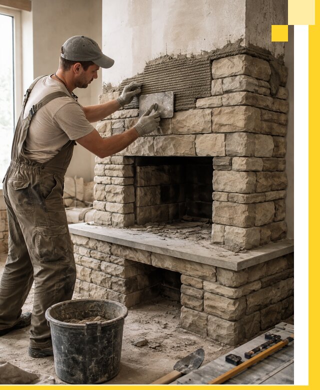 Строительство каминов под ключ в Павлове от проектирования до монтажа