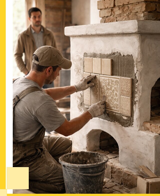 Отделка печей и банных печей в Павлове от 35480 р. | ЭриданПвв