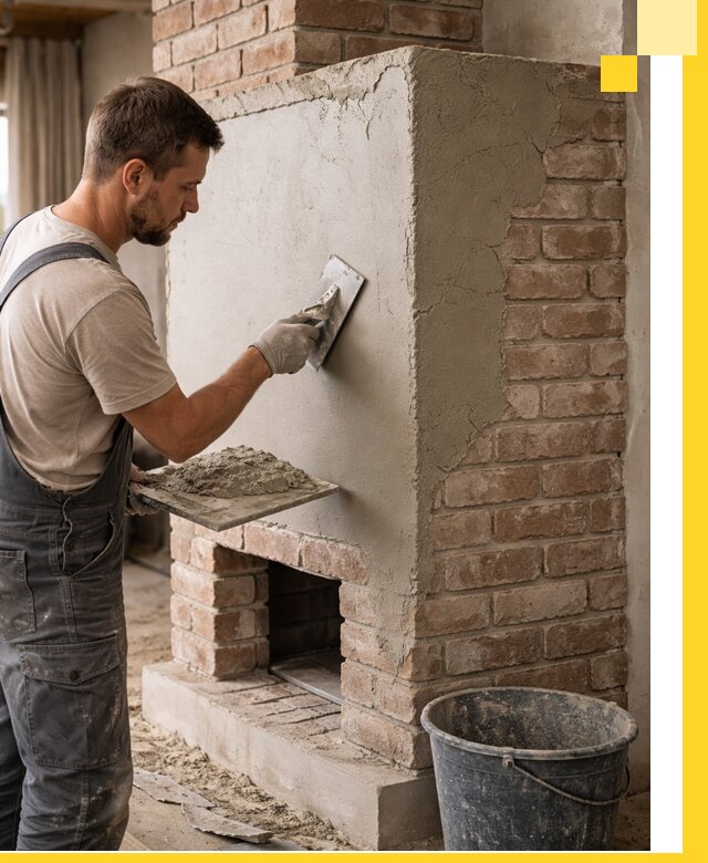 Отделка печей и облицовка каминов в Павлове под ключ