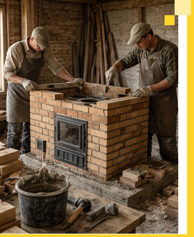 Изготовление и установка варочных печей под ключ в Павлове