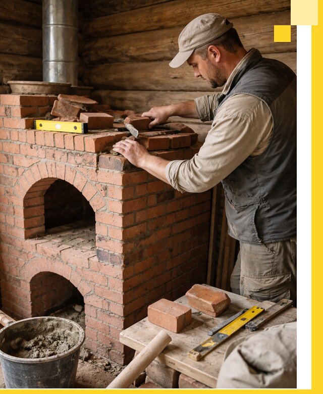 Изготовление и установка русских печей в Павлове под ключ