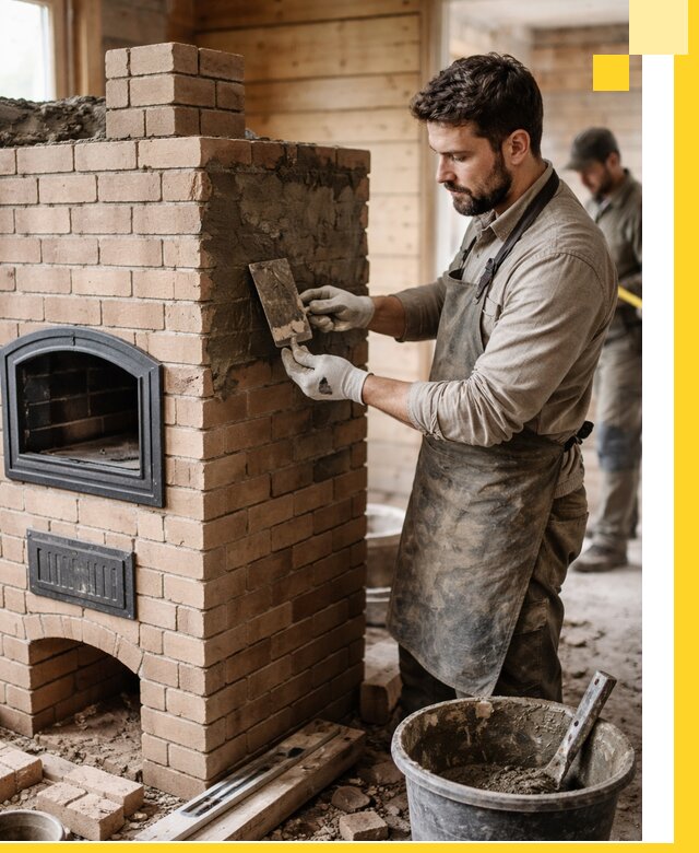 Изготовление и установка печей-шведок под ключ в Павлове