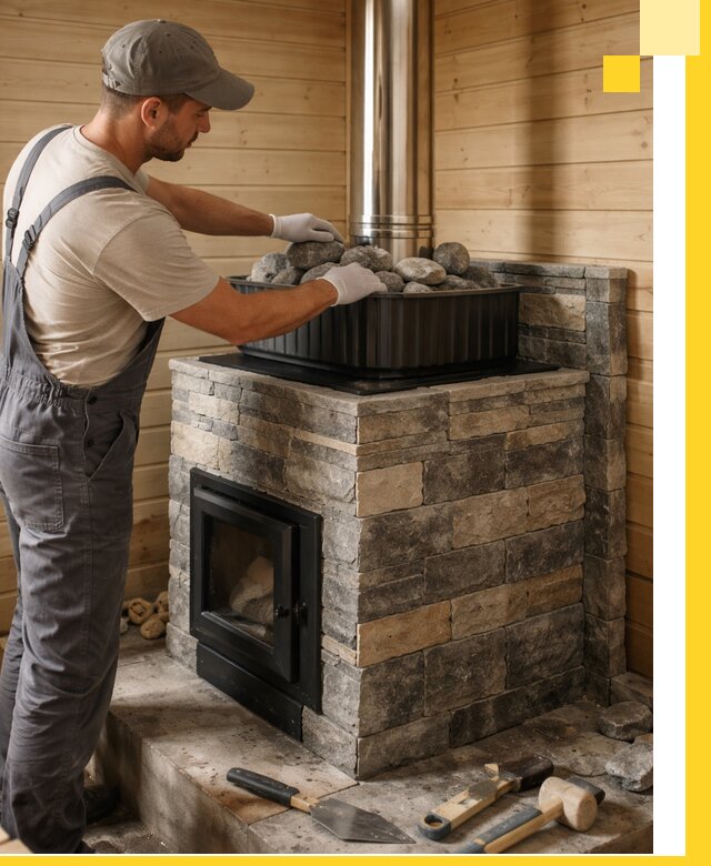 Печи для парной в Павлове, производство, монтаж и обслуживание