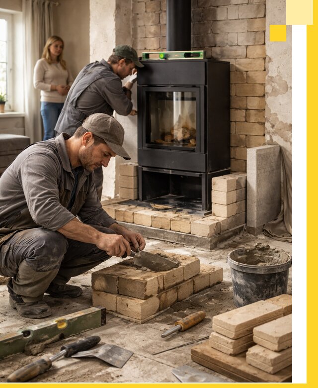 Печи и камины под ключ: проект, установка в Павлове