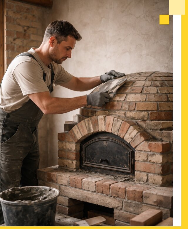 Изготовление и монтаж помпейских печей на заказ в Павлове