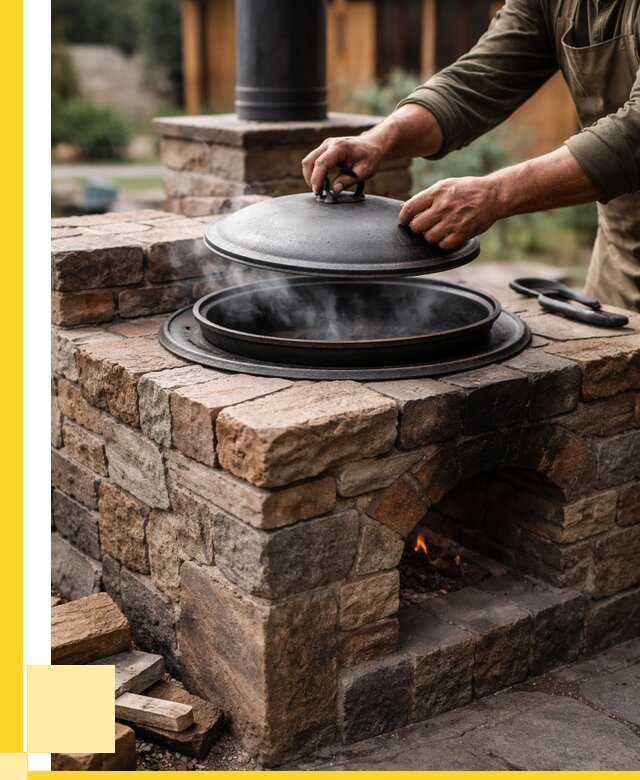 Печи для казана в Павлове по цене от 18247 р. | ЭриданПвв