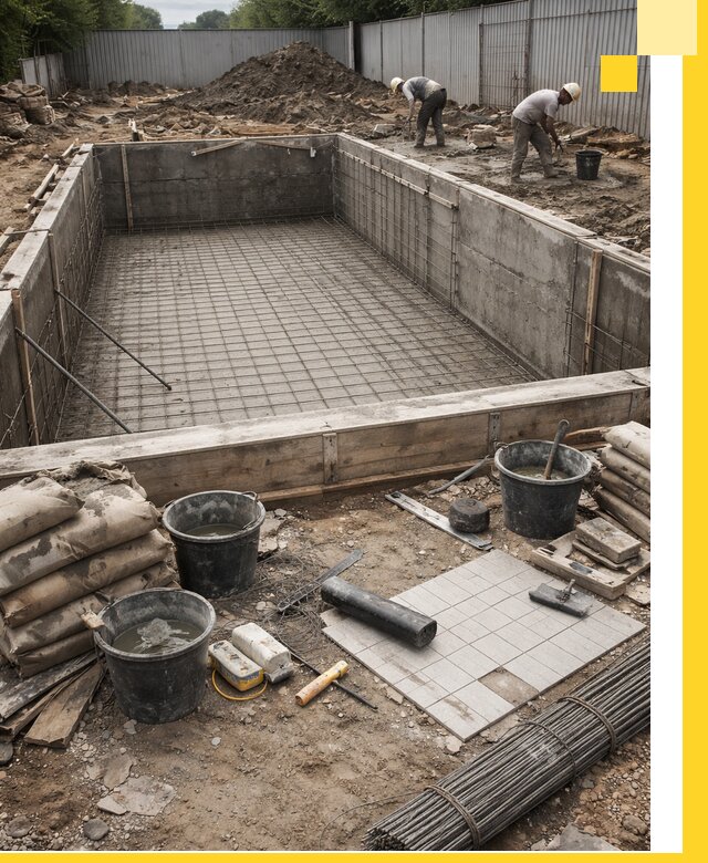 Строительство бассейнов под ключ в Павлове, дизайн и монтаж