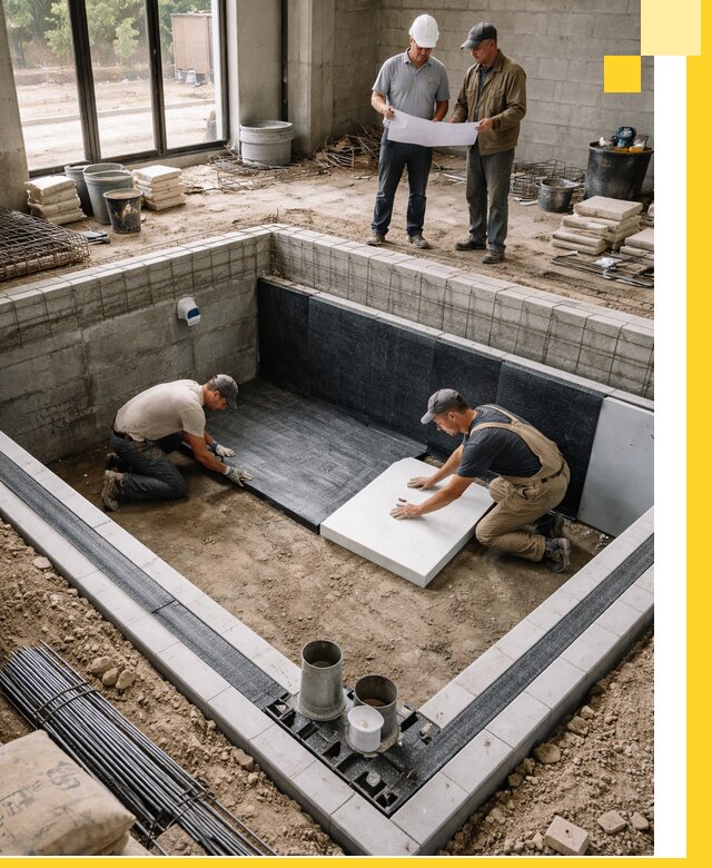 Проекты частных и общественных бассейнов под ключ в Павлове