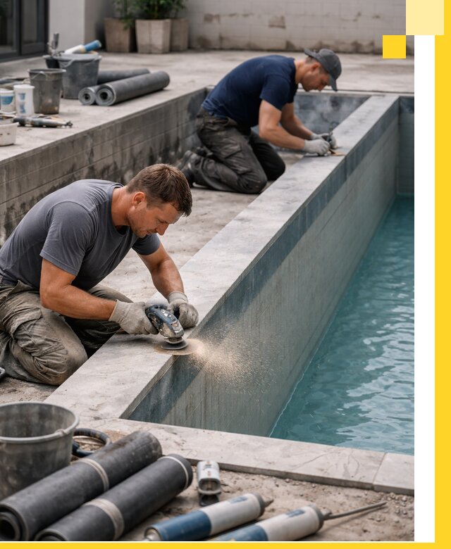 Профессиональный ремонт бассейнов под ключ в Павлове