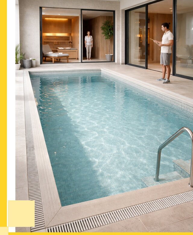 Отделка бассейна пленкой ПВХ в Павлове от 3548 р. - ЭриданПвв