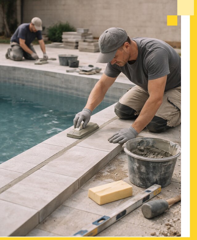 Отделка бассейнов в Павлове: декоративная отделка и гидроизоляция