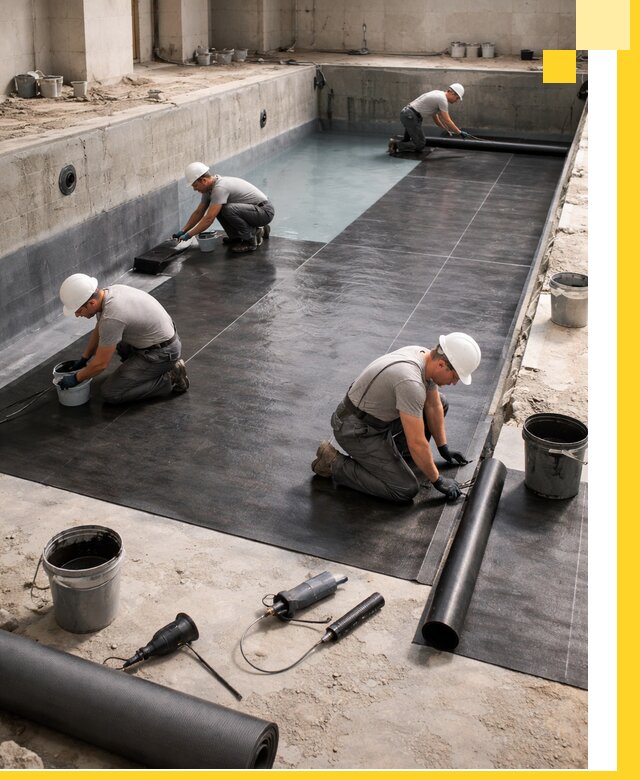 Профессиональная гидроизоляция бассейнов и чаш в Павлове под ключ