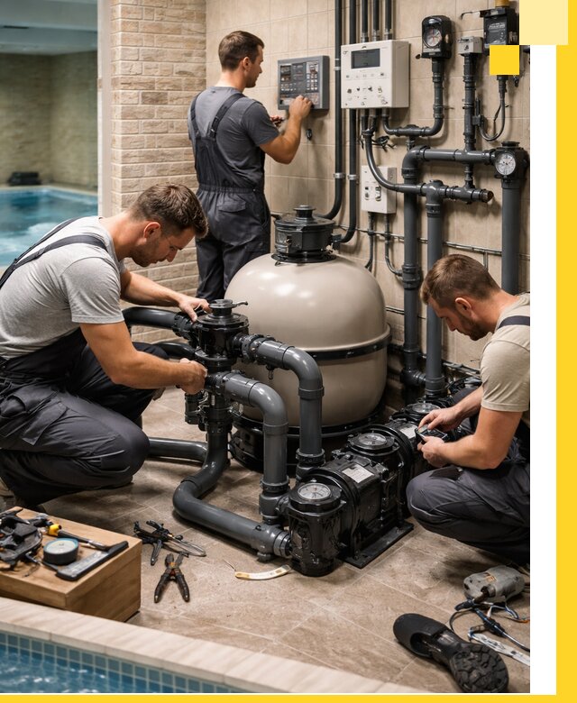 Комплексное оборудование для бассейнов под ключ в Павлове