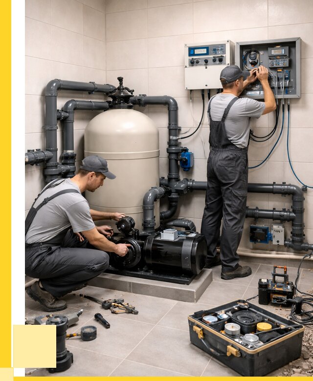 Монтаж оборудования для бассейнов в Павлове от 40548 р. | ЭриданПвв