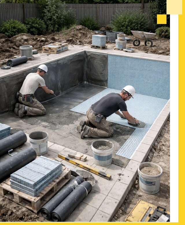 Проектирование и строительство стационарных бассейнов в Павлове