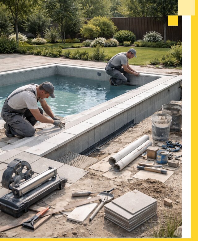 Строительство открытых бассейнов под ключ в Павлове профессионально