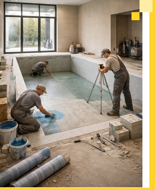 Проект и строительство закрытых бассейнов в Павлове под ключ