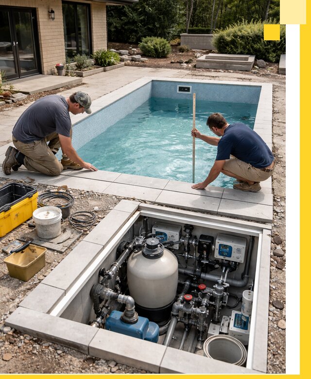 Строительство качественных домашних бассейнов под ключ в Павлове