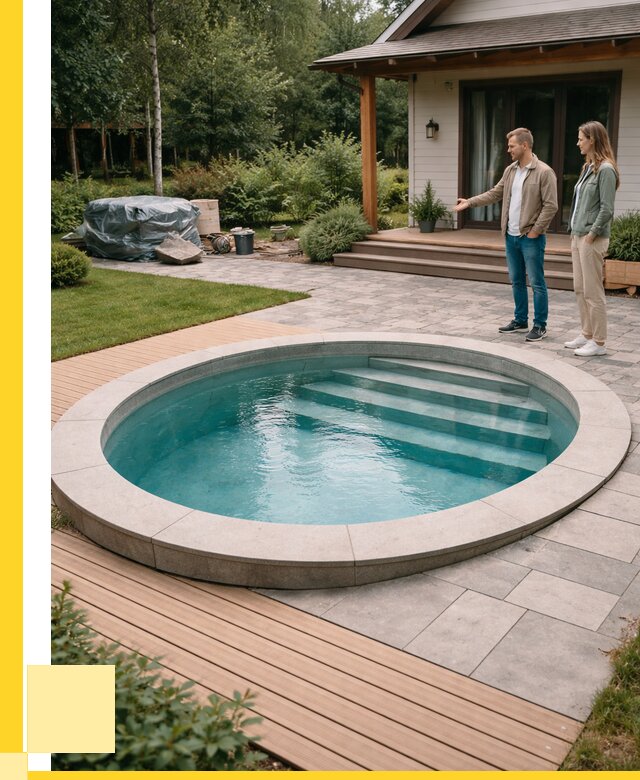 Бассейн на даче под ключ в Павлове от 202740 р., ЭриданПвв