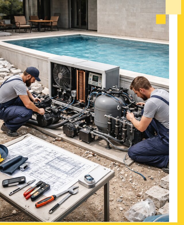 Проектирование и монтаж бассейнов с подогревом в Павлове