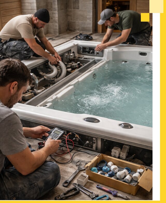 Гидромассажные бассейны под ключ в Павлове, дизайн и монтаж