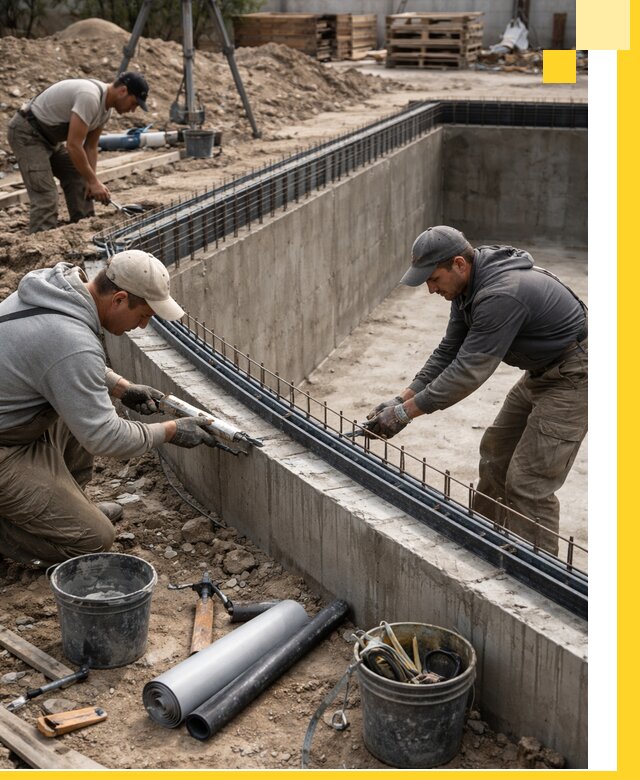 Качественный монтаж чаши бассейна в Павлове под ключ с гарантией