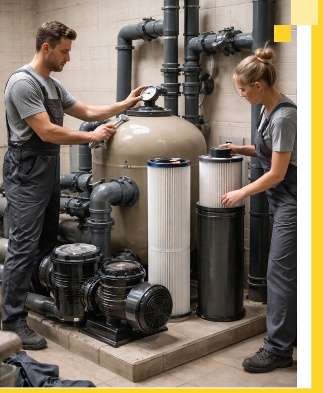 Фильтры и системы фильтрации для бассейнов в Павлове