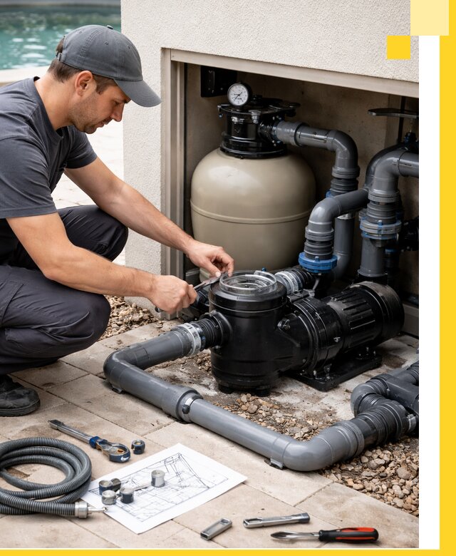 Поставка, монтаж и сервис насосов для бассейнов в Павлове