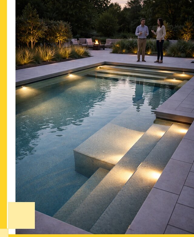 Освещение бассейнов в Павлове под ключ от 25343 р. | ЭриданПвв