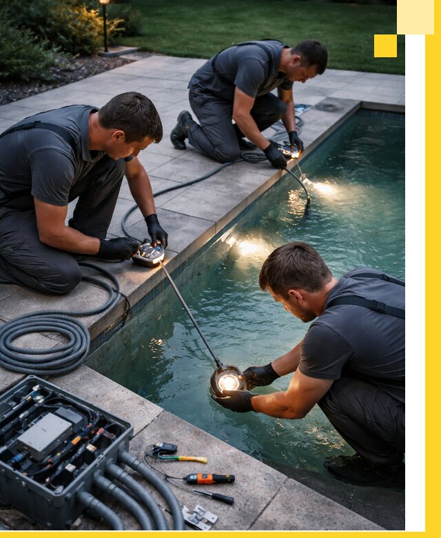 Профессиональное освещение бассейнов в Павлове: дизайн и монтаж