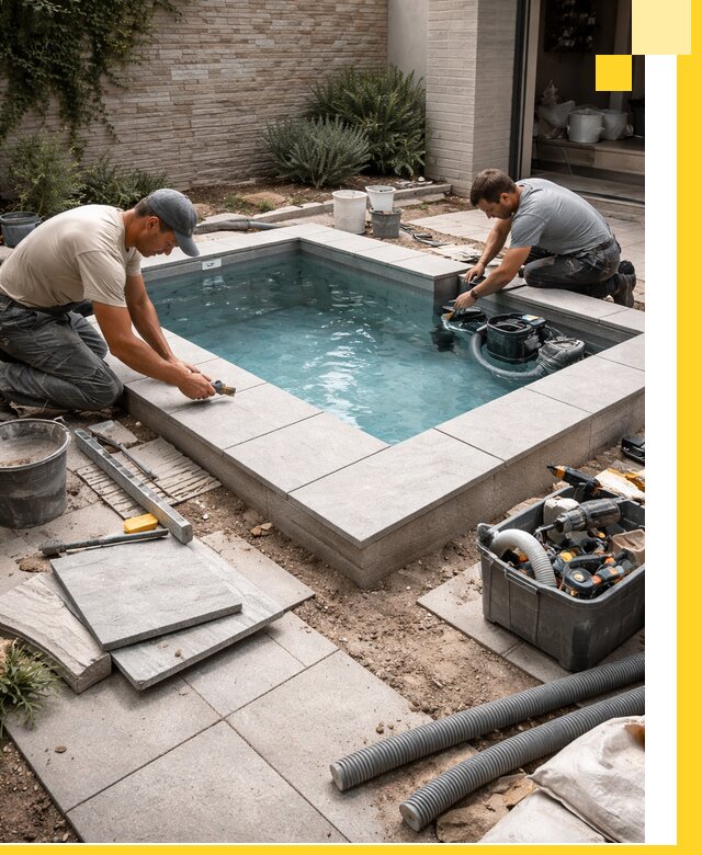 Мини бассейны под ключ в Павлове, дизайн и установка