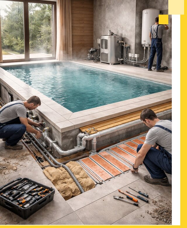 Проектирование и строительство тёплых бассейнов в Павлове