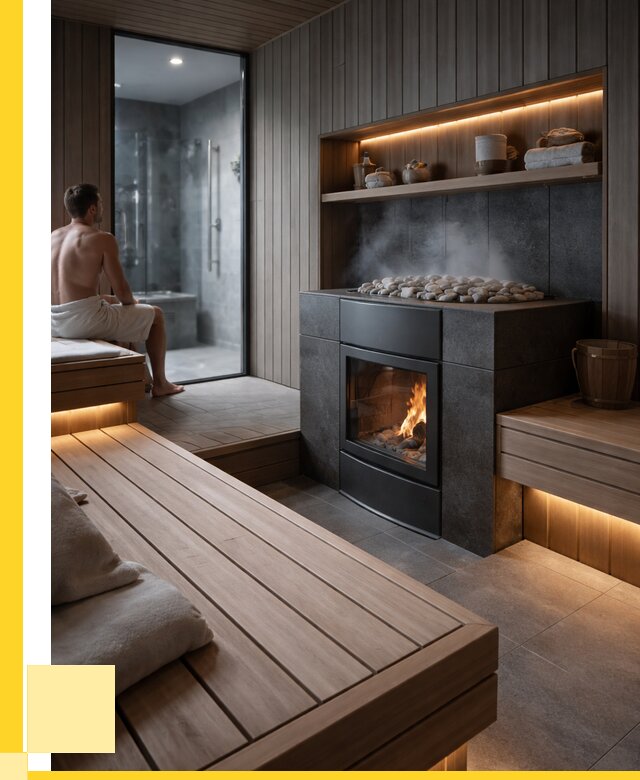 Проект сауны в частном доме в Павлове от 35480 р. | ЭриданПвв