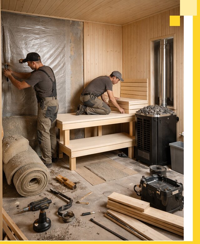 Проекты саун под ключ в Павлове дизайн и строительство