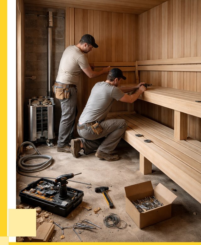 Монтаж саун под ключ в Павлове от 121644 р. | ЭриданПвв
