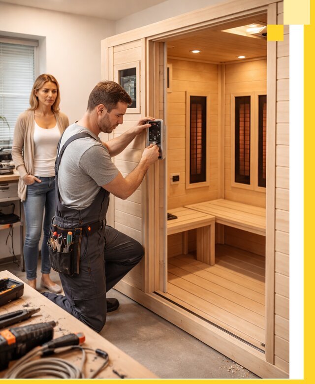 Инфракрасные сауны под ключ в Павлове продажа и установка