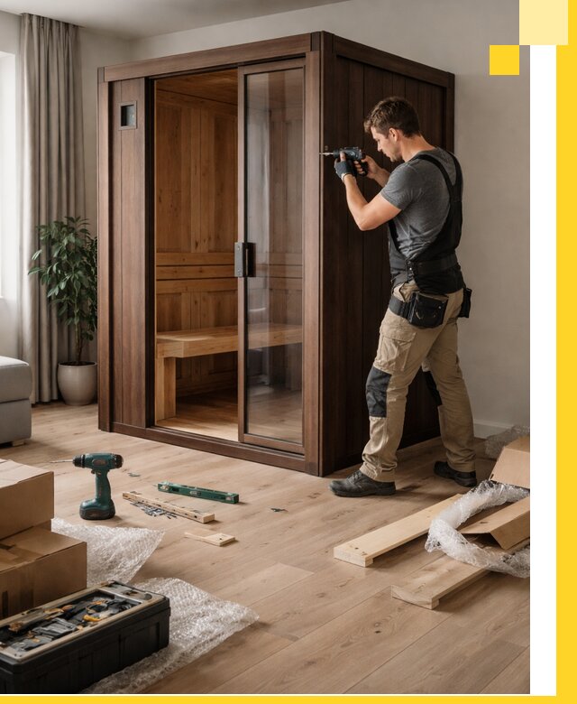 Установка и производство мини саун под ключ в Павлове