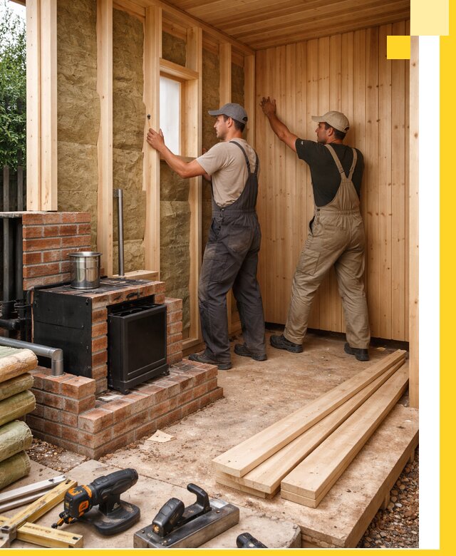 Строительство и установка дачных саун под ключ в Павлове