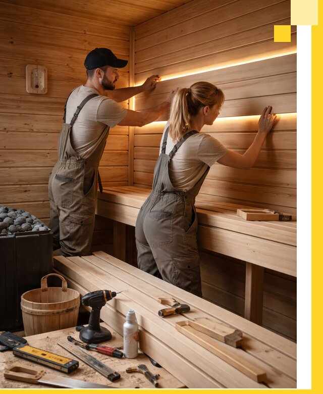 Дизайн саун и бань под ключ с индивидуальным проектом в Павлове