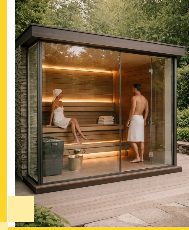 Сауна стеклянная и двери для сауны в Павлове от 253425 р. | ЭриданПвв