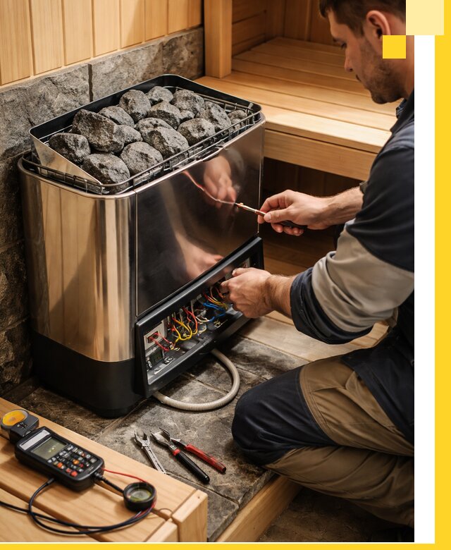 Продажа и установка электрокаменок для саун в Павлове