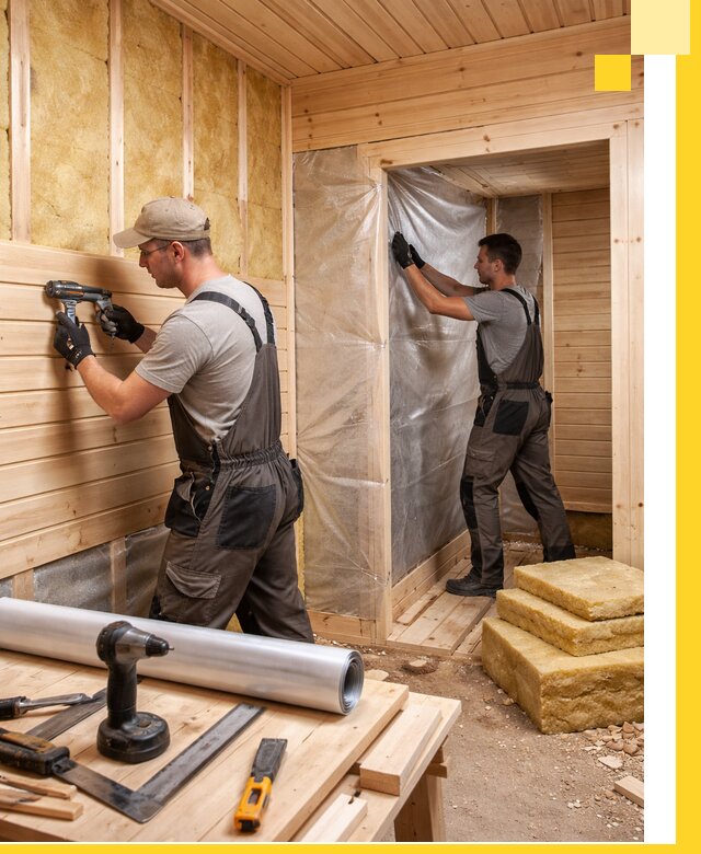 Бани под ключ в Павлове с проектом и полным монтажом