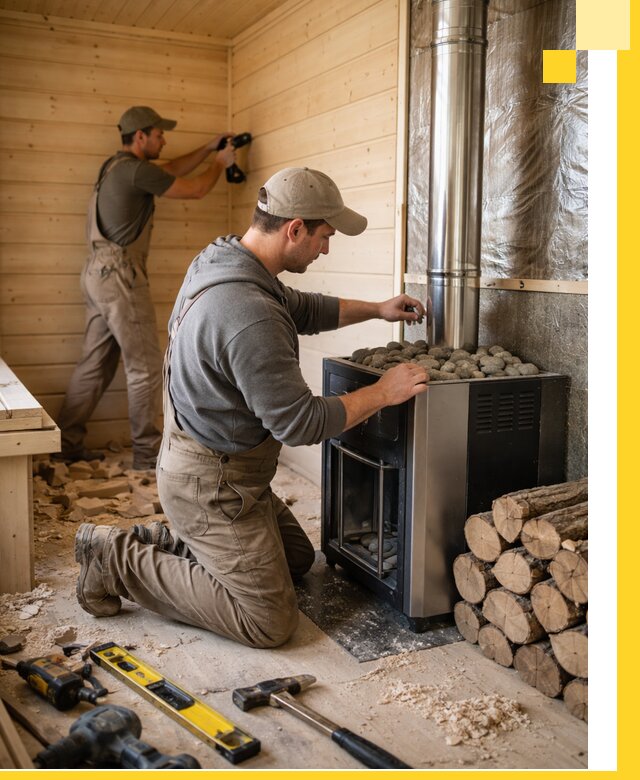 Строительство деревянных бань под ключ в Павлове проекты и монтаж