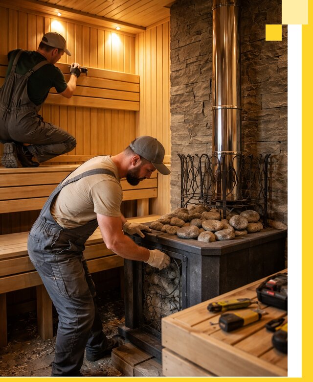 Комплексный дизайн бань, саун и зон отдыха в Павлове